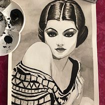 Mi Proyecto del curso: Introducción a la ilustración con tinta china. Ilustração tradicional projeto de Sheila Pascual - 05.08.2019