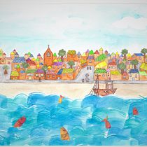 Mi Proyecto del curso: Ilustraciones de relato inventado por mi. Children's Illustration project by hs_blan - 08.06.2019