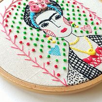 Mi proyecto final : Querida Frida. Un projet de Broderie de Paulina Cruz Bravo - 06.08.2019