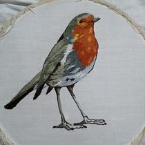 Mi Proyecto del curso: Pintar con hilo: técnicas de ilustración textil. Bordado projeto de Leticia Mosqueda - 07.08.2019