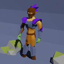 Mi Proyecto del curso: Modelado de personajes low poly para videojuegos  Ein Projekt aus dem Bereich 3D und Design von 3-D-Figuren von Ramón Andres Gordillo - 10.08.2019