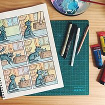 Mi Proyecto del curso: Introducción a la psicología del color: la narrativa cromática Ein Projekt aus dem Bereich Traditionelle Illustration von Cynthia Hierro García - 11.08.2019