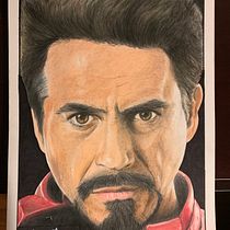 Mi Proyecto del curso:  Retrato realista Robert Downey Jr. Portrait Drawing project by Franco Maturana - 08.13.2019