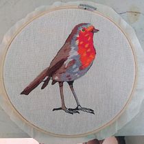 Mi Proyecto del curso: Pintar con hilo: técnicas de ilustración textil. Bordado projeto de Gigliola Lezama - 15.08.2019