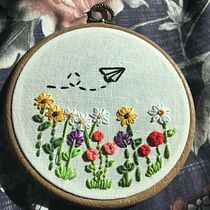 Mi Proyecto del curso: Técnicas básicas de bordado: puntadas, composiciones y gamas cromáticas. Embroider project by Luisa Lenis - 08.16.2019