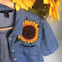 Mi Proyecto del curso: Girasol sol sol. Un projet de Broderie de maria croquevielle - 16.08.2019