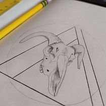 Mi Proyecto del curso: Cómo diseñar un tatuaje. Een project van Tekening met potlood,  Artistieke tekening y  Ontwerp van spinclau - 18.08.2019