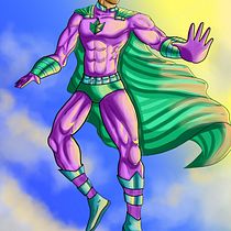 Mi Proyecto del curso: Ilustración para cómics: anatomía de un superhéroe. Ilustração tradicional e Ilustração digital projeto de luisps2812 - 19.08.2019