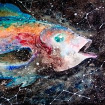 Pez Galáctico. Un progetto di Illustrazione tradizionale di Mariana Castellanos - 20.08.2019