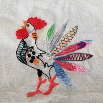 Mi Proyecto del curso: Técnicas de bordado: ilustrando con hilo y aguja. Un projet de Broderie de Blanca Barba Navarro - 21.08.2019