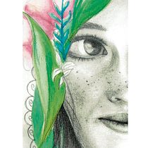 Mi Proyecto del curso: Retrato con lápiz, técnicas de color y Photoshop. Ilustração tradicional projeto de yolandasotillo - 21.08.2019