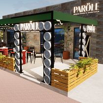 Proyecto de CAFE-PUB. Projekt z dziedziny Architektura wnętrz, Projektowanie wnętrz, Dekoracja wnętrz, Projektowanie powierzchni h, low i ch użytkownika Santiago Romero - 01.06.2021