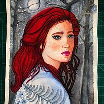 Mi Proyecto del curso: Retrato ilustrado en acuarela. Un projet de  de Sheila Pascual - 22.08.2019