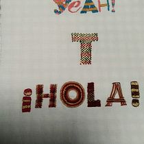 Mi Proyecto del curso: Letras bordadas: el hilo como herramienta gráfica. Embroider project by Loles Macau - 08.22.2019