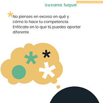 Mi Proyecto del curso: Copywriting creativo para emprendedores. Digital Marketing project by Susana Luque - 08.28.2019