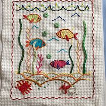 Mi Proyecto del curso: Técnicas básicas de bordado: puntadas, composiciones y gamas cromáticas. Embroider project by Lily Portius Yáñez - 08.29.2019