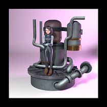 Alita: Creación de personajes del 2D al 3D  Ein Projekt aus dem Bereich 3-D-Animation, Concept Art, Design von 3-D-Figuren und 3-D-Modellierung von Rojo Azahar SL - 31.08.2019