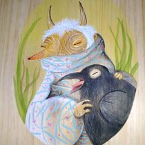 Mi Proyecto del curso: Acuarela sobre madera. Painting project by veronica_89mar - 08.30.2019