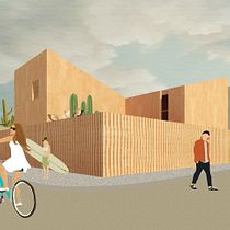 Mi Proyecto del curso: Representación gráfica de proyectos arquitectónicos. Un projet de Animation 3D, Architecture, Architecture numérique, Architecture d'intérieur, Esquisse , Collage, Dessin, Design , Illustration traditionnelle et Illustration numérique de Gustavo Mendez Garcia - 02.09.2019