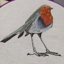 Listo mi peti rojo. . Bordado projeto de Anabelly Mendez Salazar - 18.09.2019