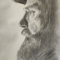 Mi Proyecto del curso: Retrato realista con lápiz de grafito. Desenho de retrato projeto de Juan J. Sebastian Fuertes - 04.09.2019