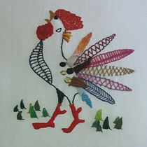 El Canto Del Gallo. Embroider project by Blanca - 09.09.2019