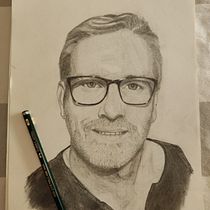 Mi Proyecto del curso: Retrato realista con lápiz de grafito. Desenho a lápis projeto de Juan Antonio García Carrasco - 06.09.2019