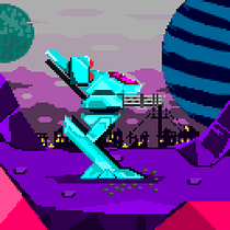 No man's land, just mechs. Pixel Art project by miloescorcia - 09.06.2019