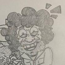 Bob ross . Pencil Drawing, Traditional illustration, and Drawing project by Valeria Moreno Mendoza - 09.10.2019