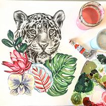 My project in Portrait with Pencil, Colour Techniques and Photoshop course. Pintura Acrílica, Desenho artístico, Desenho, Ilustração tradicional, e Desenho a lápis projeto de giulia_fiamin - 12.09.2019