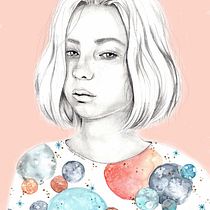 Mi Proyecto del curso: Retrato con lápiz, técnicas de color y Photoshop. Desenho a lápis projeto de Verónica Gallardo - 14.09.2019