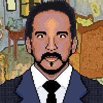 Mi Proyecto del curso: Fotografía + El dormitorio en Arlés (VanGogh). Pixel Art project by Eduardo David Iglesias Fernández - 09.17.2019
