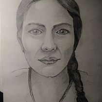 Retrato realista con lápiz de grafito. Desenho a lápis projeto de Antonio de Haro Garzón - 19.09.2019