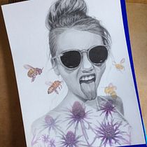 Mi Proyecto del curso: Técnicas experimentales de acuarela para principiantes . Un progetto di Belle arti, Disegno artistico e Disegno di ritratti di Karin Haltenhof - 30.12.2020