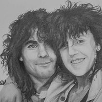 Retrato de mis padres | Mi Proyecto del curso: Retrato realista con lápiz de grafito. Artes plásticas, Desenho a lápis, Desenho artístico, Desenho de retrato, e Desenho realista projeto de David Miguélez López - 20.09.2019