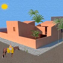 Mi Proyecto del curso: Representación gráfica de proyectos arquitectónicos. Un projet de Architecture, Architecture numérique, Design graphique, Architecture d'intérieur, Design d'intérieur, Pa, sagisme, Collage et Illustration architecturale de lucyprado - 21.09.2019