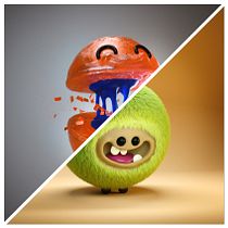 Proyecto del curso: Creación de personajes con ZBrush y Cinema4D. 3D, 3D Modeling, 3D Character Design, and 3D Design project by Eva Rodríguez Solís - 09.21.2019