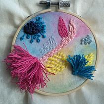 Mi Proyecto del curso: Técnicas básicas de bordado y acuarela. Embroider project by csampedroiglesias - 09.22.2019