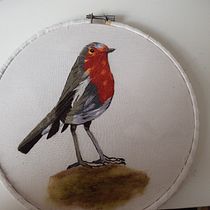 Mi Proyecto del curso: Pintar con hilo: técnicas de ilustración textil. Bordado projeto de danielarubiom - 23.09.2019