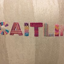 Mi Proyecto del curso: Letras bordadas: el hilo como herramienta gráfica. Embroider project by Daisy Marroquin - 09.23.2019