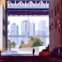 Manhattan desde Williamsburg. Projekt z dziedziny Ilustracja c i frowa użytkownika desitur - 23.09.2019