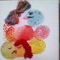 Consegui improvisar algo Mi Proyecto del curso: Técnicas básicas de bordado y acuarela. Embroider project by De Oliveira - 09.24.2019