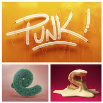 Proyecto del curso: Lettering 3D: modelado y texturizado con Cinema 4D. 3D, Lettering, Modelagem 3D, 3D Design, Lettering 3D, Design, Publicidade e Ilustração tradicional projeto de Eva Rodríguez Solís - 24.09.2019