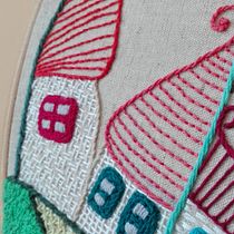Mi Proyecto del curso: Técnicas básicas de bordado: puntadas, composiciones y gamas cromáticas. Embroider, Sewing, and Creativit project by María Delgado y de Miguel - 09.25.2019