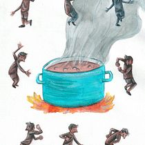 La maravillosa medicina de Jorge - Roald Dahl . Children's Illustration project by Víctor Navarro Mediavilla - 09.26.2019