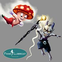 Set y Skull, Mi Proyecto del curso: Diseño de personajes para videojuegos y aplicaciones. Criatividade, Design de personagens e Ilustração digital projeto de Francisco Javier Llobregat Garcia - 27.09.2019