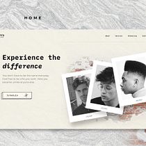 Direção de arte digital - Boukly Barbershop. Desenvolvimento Web, Direção de arte, e UX / UI projeto de Igor Solly - 29.09.2019