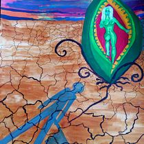 El final con todas las tecnicas. Een project van Schilderij van Janneth Pinto - 30.09.2019