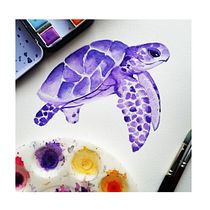 Mi Proyecto del curso: Técnicas experimentales de acuarela para principiantes . Un progetto di Illustrazione tradizionale e Pittura ad acquerello di Paulina Herrada - 02.10.2019
