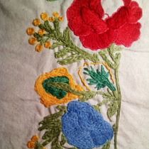 Mi Proyecto del curso: Técnica de bordado con paso atrás. Artesanato projeto de De Oliveira - 07.10.2019
